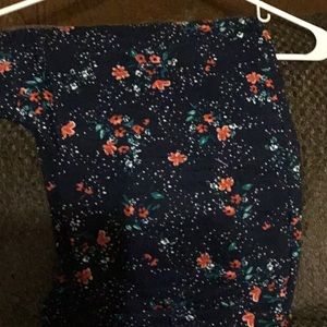 Cotton flowers pants size 14p